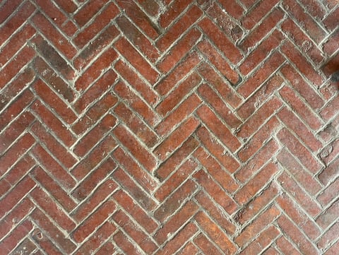 Herringbone brick pattern